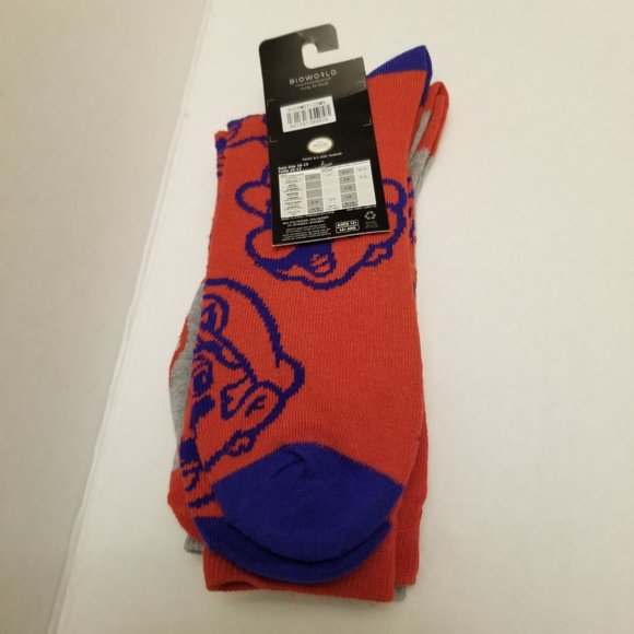 NINTENDO Super Mario Socks - 2 pack - Picture 2 of 7